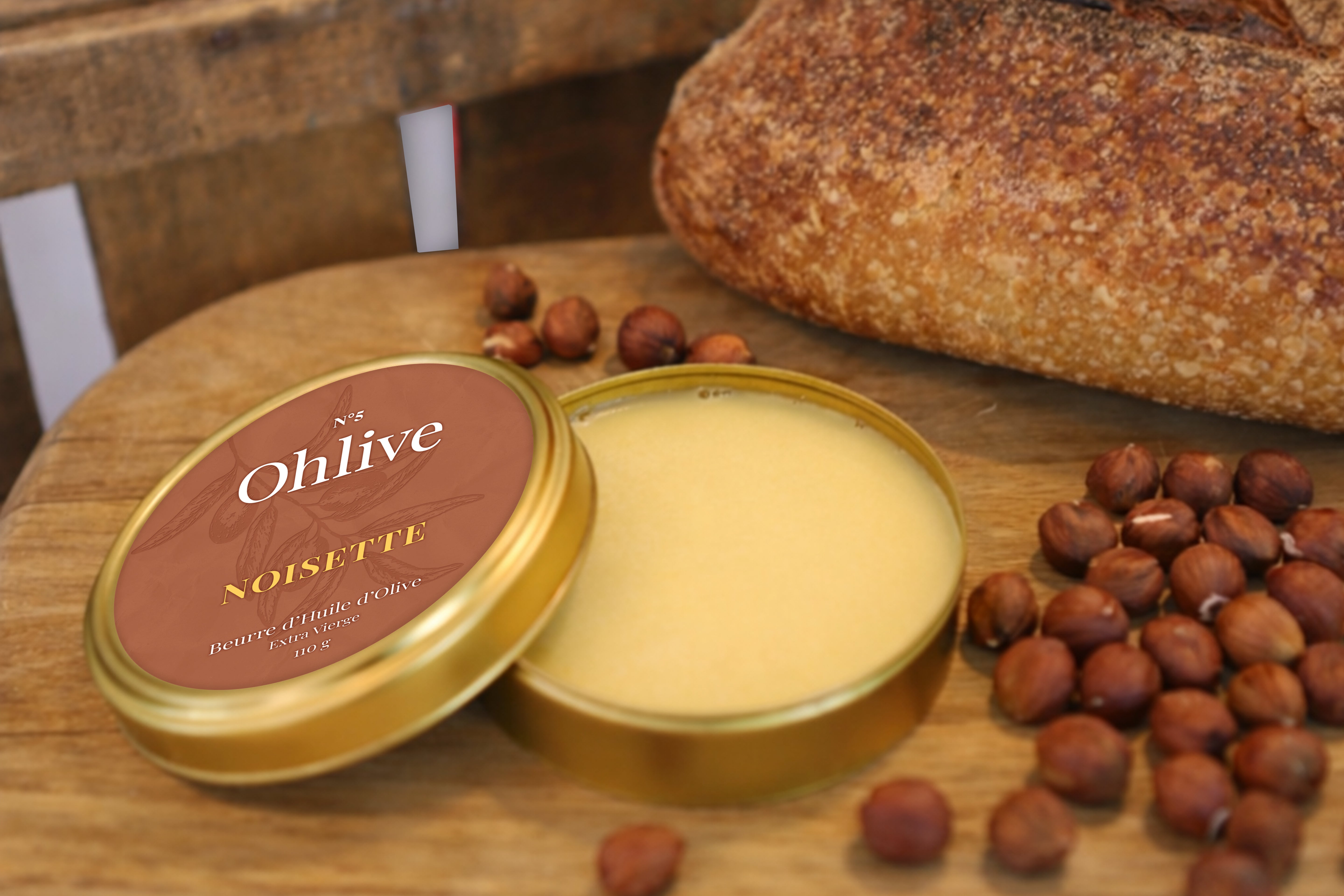 Ohlive Hazelnut - natuurlijke olijfolieboter met hazelnoot