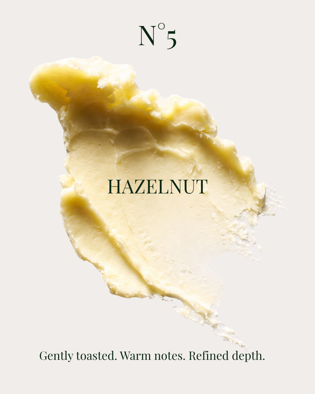 hazelnut olive oil butter smear with smooth texture